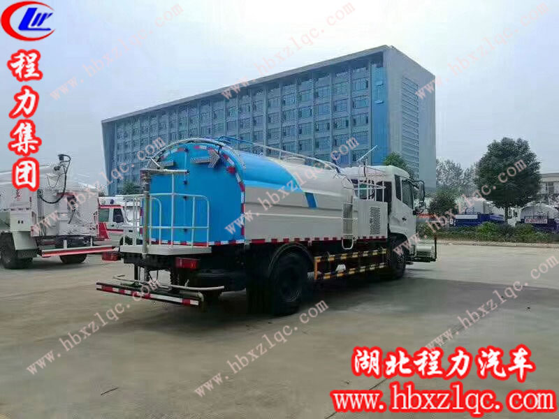 疏通下水道小幫手--程力集團東風(fēng)天錦清洗車